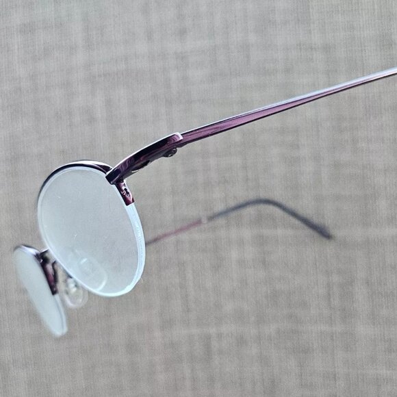 Marchon Women Glasses Half Rim MAGNETICS 883 MAG Burgundy Eyeglasses FELXON - Picture 2 of 14